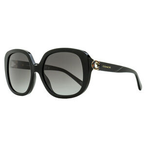 Coach C-Hinge Butterfly Sunglasses HC8292 50028G Black 56mm